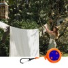 Rumyve Retractable Washing Line Expandable,Camping Retractable Clothesline,10 m Outdoor Clothesline,Outdoor