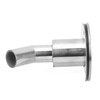 0.9in Hull Exhaust Fittings Heat Insulation Curved Tube Pipe Socket