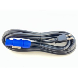 [UL] 15 Foot Long Professional Grade Compatible Edison (Male) to Power Cable Connector 14 AWG Compatible with ADJ Encore Profile Mini Color LED Mixing Ellipsoidal