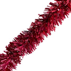 Anderson's Maroon Vinyl Twist Garland - 4 Inches x 25 Foot Roll