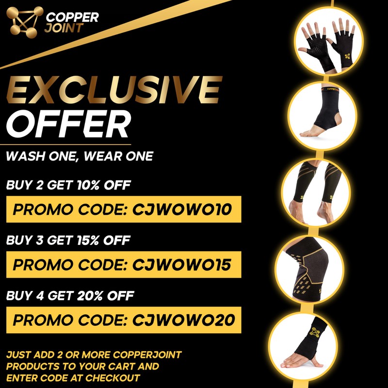 CopperJoint Calf Compression Sleeve for Men & Women, Footless Leg