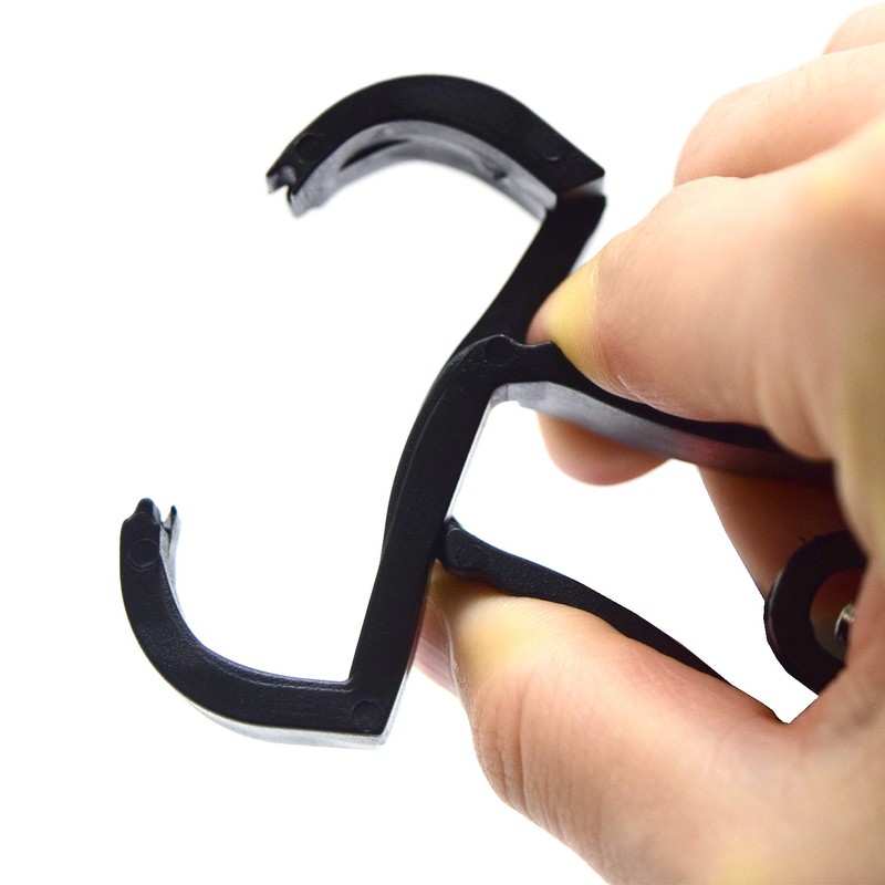 Takagi WMTF-35BK M&M Wide Multi Hook, Black, 1.4 inches (35