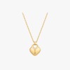Gold&Deer 14KGP Lovely Heart Lock Necklace Yellow Gold / 골드앤디어