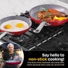 Guy Fieri's Flavortown 2-Piece Ceramic Cookware Set, Nonstick Frying Pan