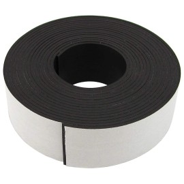 Master Magnetics Magnetic Strip Tape Flexible Roll Adhesive Backed Magnet Strong Sticky Back 10Ft