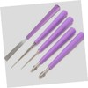 LALAFINA 5pcs Beading Tools Set Diamond File Bead Reamer Kit