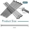 Nuenen 60 Pcs Metal Heavy Duty Stakes Landscape Anchoring Spikes