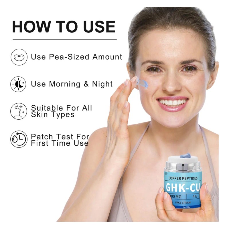Crema Facial Hidratante 2400 Mg Péptidos Colágeno 1.06 Oz Normal