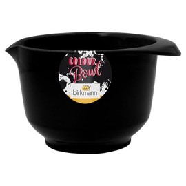 Birkmann Colour Bowls, Mixing and Serving Bowl, 1.0 Litre, Scratch-Resistant, Stable, Sustainable, Black