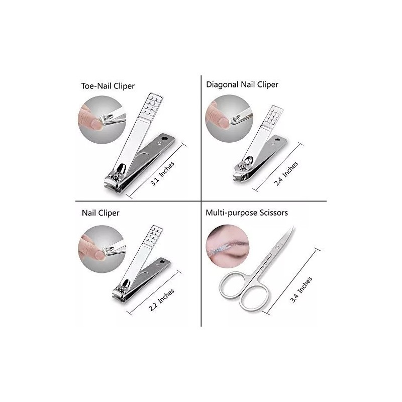 Zizzon Kit Profesional Para El Cuidado De Uñas Zizzon, Set