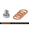 Oil Drain Plug Magnetic M14 x 1.5 mm 5x Sealing