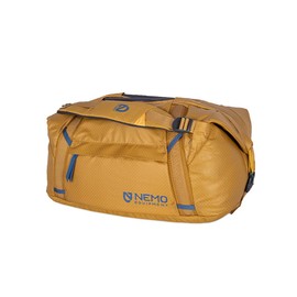 NEMO Equipment Double Haul Convertible Duffel & Tote Bag – Water-Resistant Gear Bag with Backpack Straps - 30L - Chai