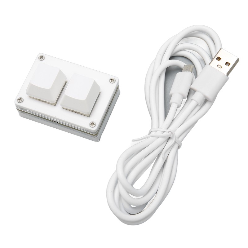 Mini Keypad 2 Keys USB Red Switch Plug and Play