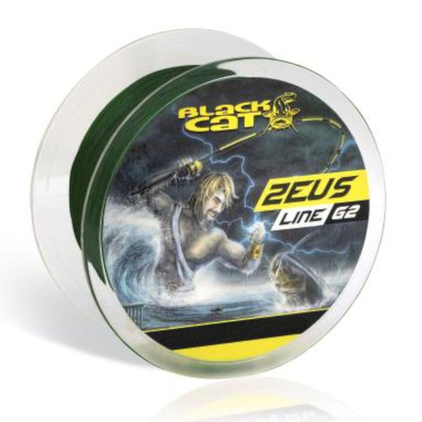Black Cat Zeus Line G2-250 m Braided Fishing Line, Diameter