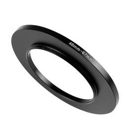 JOYTOLIN 46-67mm Metal Step-Up/Down Ring Adapter Compatible with Mirrorless Cameras DSLR Lens, UV CPL ND Filter Thread Converter, Black