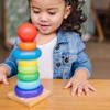Melissa & Doug Rainbow Stacker Wooden Ring Educational Toy -
