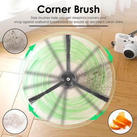 (14 Pack) S8 MaxV Ultra Replacement Parts Compatible with Roborock S8 MaxV Ultra/ S8 Max Ultra Robot Vacuum, 2 Roller Brushes, 2 Side Brushes, 3 HEPA Filters, 3 Dust Bags, 2 Big + 2 Small Mop Pads