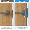 4 PCS Door Latch Guard Plate, 3 X 7'' Door