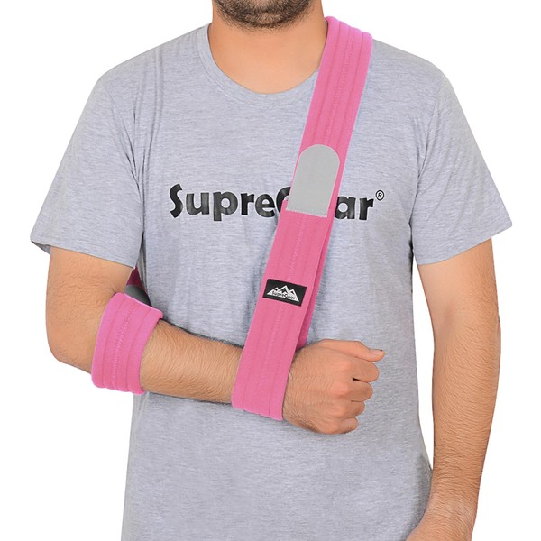 supregear Arm Sling Adjustable Lightweight Comfortable Shoulder Sling Breathable Medical