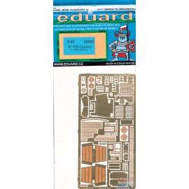 Eduard EDU32332 1:32 Eduard PE - Bf 109E-3 Exterior Detail Set (CHC kit)