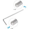TOP-VIGOR 10Pcs 1/16 Inch Hex Key Wrench, Metric CR-V L