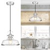 kudos Brushed Nickel Pendant Lights Kitchen Island, Large Pendant Light