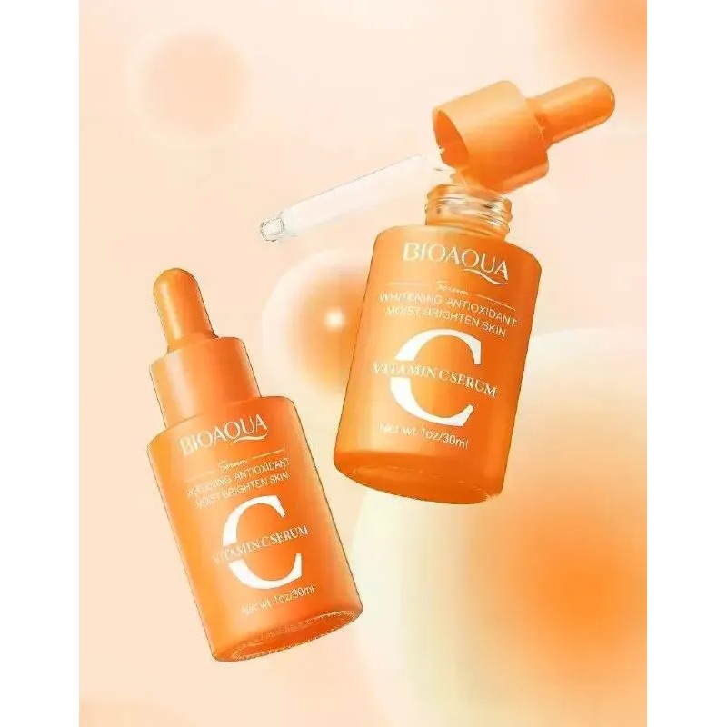 Sérum Facial Con Vitamina C, Antioxidante, Brillo, Antiacné,