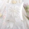 ATAILOVE Wedding Ring Pillow, Fairy Pearl Ivory Ring Bearer Cushion