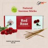 Giftbrit Red Rose Natural & Herbal Incense Sticks 100 Sticks