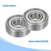 sourcing map 20 Pcs 608ZZ Deep Groove Ball Bearing, 7.65