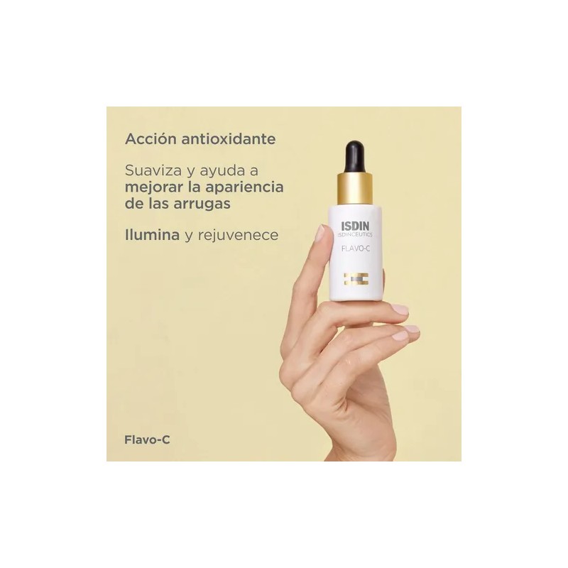 Isdinceutics Flavo-C Sérum Antioxidante con Vitamina C Pura, 30 ml
