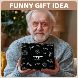 HAPPYPOP Birthday Gifts For Men - Gifts For Elderly Men, Gifts For Dad Husband Grandpa, Father Day Gifts Christmas Gifts, Im Not Sleeping Socks Stocking Stuffers