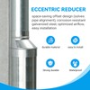 ZOWZEA 8" to 6" Inch Eccentric Duct Reducer & Increaser,