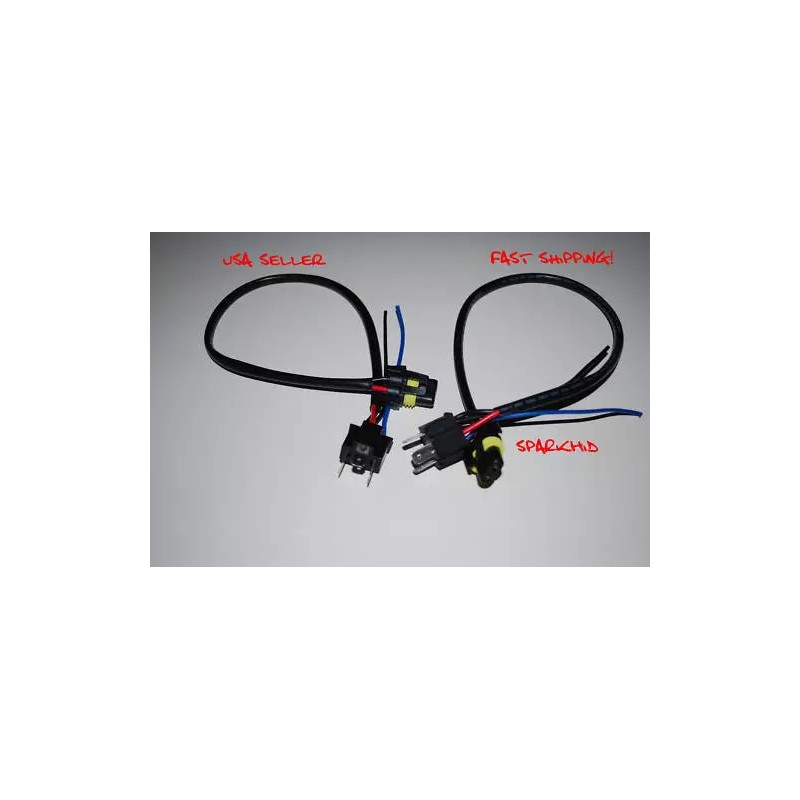 xenon hid connecter One PAIR H4 9003 HB2 HID wire