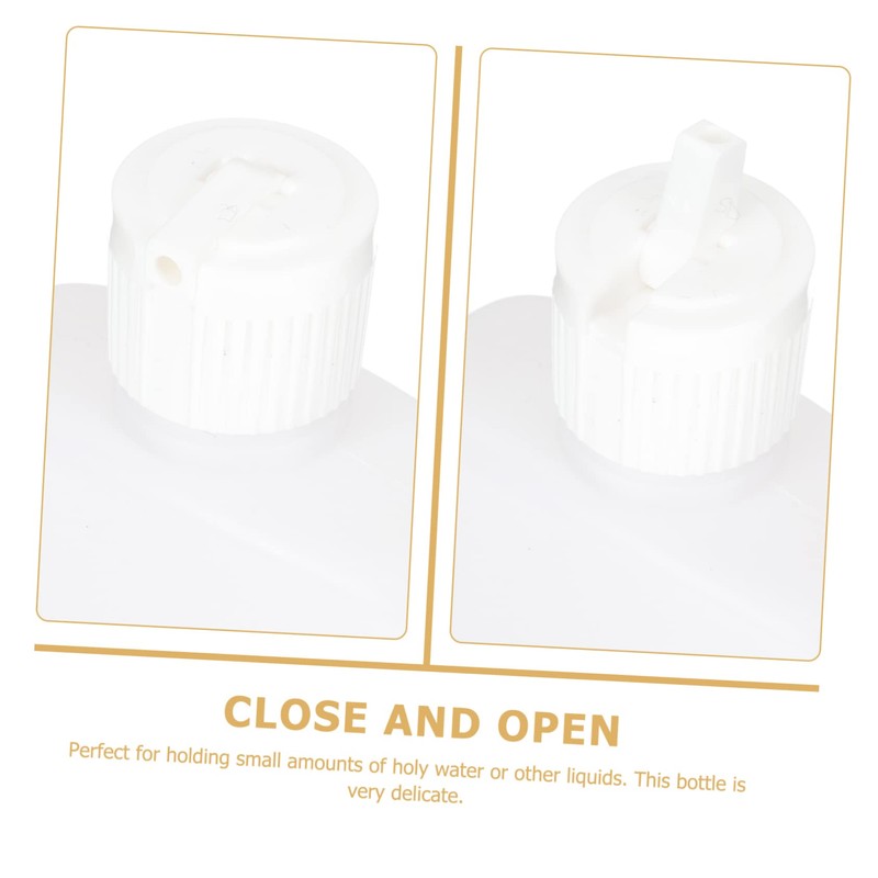 Levemolo Easter Water Bottle Holy Water Flask Catholic Religious Small