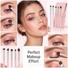 Eyeshadow Brush Set, 5Pcs Eye Makeup Brushes with Blending &