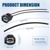 JA&MIU Radiator Cooling Fan Pigtail Harness Plug Connector Compatible with