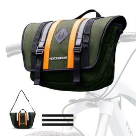 ROCKBROS Handlebar Bag Bicycle Front Bag Bicycle Bag Front Bag for Mountain Bikes Road Bikes E-Bikes Folding Bikes 4L