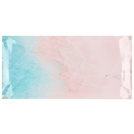 Fish Tank Background Decoration Beach Pattern 3D PVC Self Adhesive Fish Tank Wallpaper for Fish Tank Aquarium122x50cm / 48x19.7in