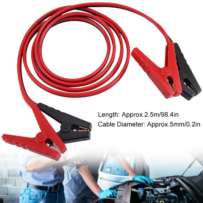 Cable de Arranque de Coche de 2,5 M, Clip de