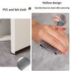 Vilemoon 2Pack Door Draft Stopper with Felt Cloth Reduce Noise,