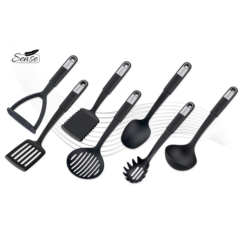 Fackelmann Strainer Spoon 32cm SENSE Plastic Straining Ladle Non Slip