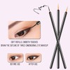 KingMas 100 Pcs Disposable Eyeliner Makeup Brush Applicator by KINGMAS