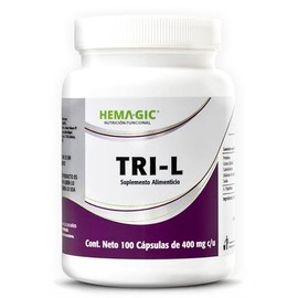 Tri Triptofano Puro 400 Triptófano Lisina Vitamina 100 Cápsulas Suplementos Alimenticios Aminoácidos Esenciales Rápida Acción