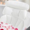 White Bath Pillow for Tub, Slip Proof Bathtub Pillow for