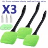 Battery Connection 3 Pack Window Windshield Cleaning Tool Microfiber Car