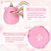 PHOCAS Unicorn Piggy Bank Unbreakable Cute Pink Pig Money Bank
