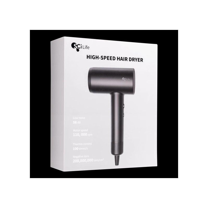 SciLife 1400W High Speed Ionic Hair Dryer with Magnetic Wall