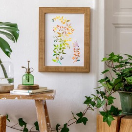 GEEHUA Pack of 2 Large Flower Stencils for Painting, A4 Size Reusable Grapevine Stencil, Ivy Stencil, Drawing Template for Furniture, Canvas, Home Decoration, DIY Craft Template for Painting