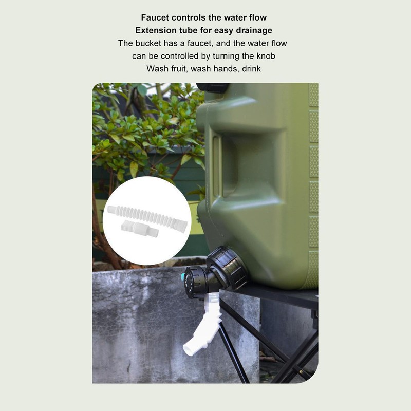 18L Camping Water Container Large Capacity Portable Versatile Reliable Water